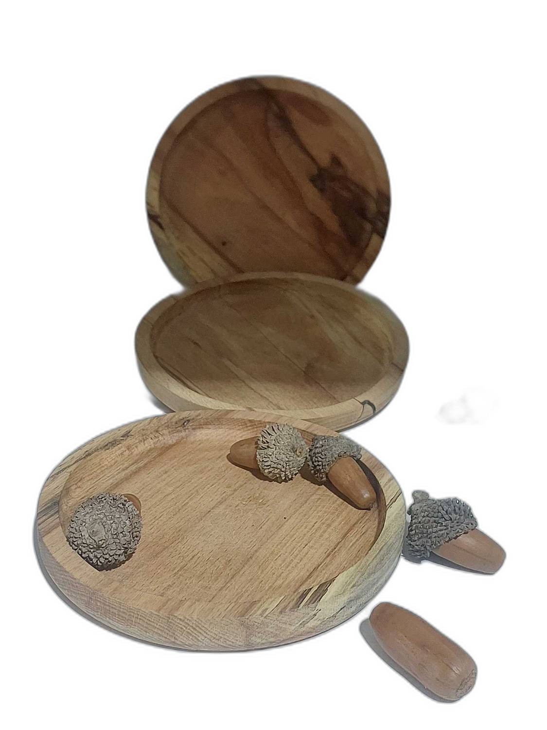 بشقاب با چوب گردو